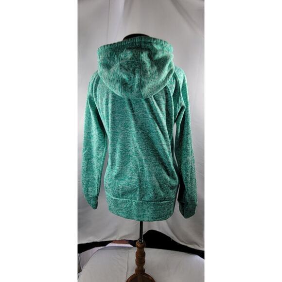 Bristol Motor Speedway Womens Medium Green Marled Hooded Drawstring Sweatshirt - Picture 3 of 6